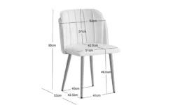 Stuhl 2er-Set Nora