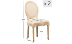 Stuhl 2er-Set Richelieut