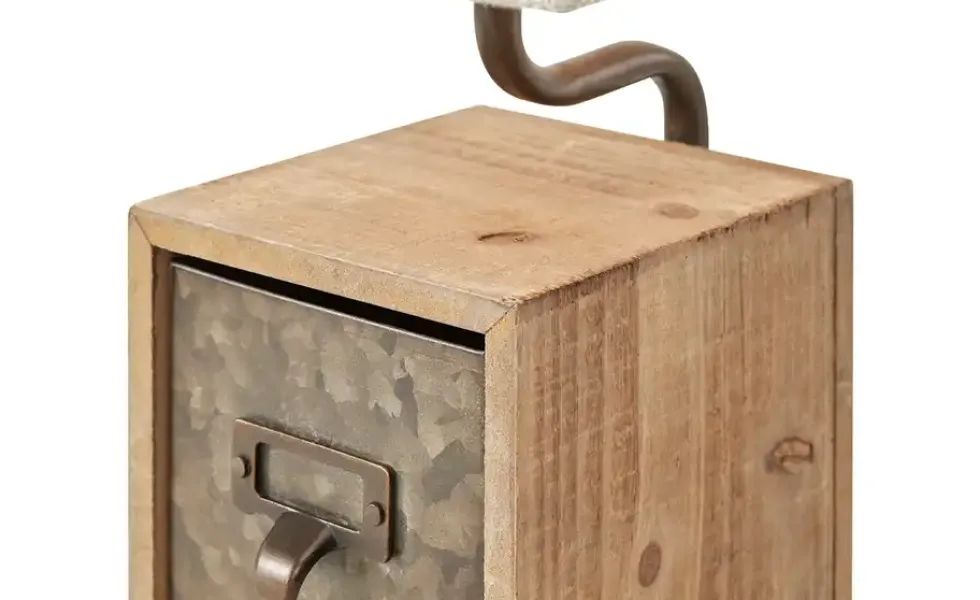 Tischleuchte, 1-flammig, `Box´