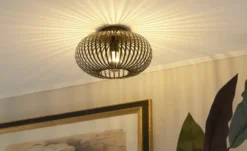 Trio Deckenleuchte, 1-flammig, Metall schwarz ´klein`