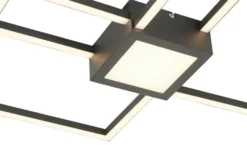 Trio LED-Deckenleuchte anthrazit