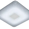 Trio LED-Deckenleuchte, Glas mit Effekt