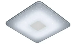 Trio LED-Deckenleuchte, Glas mit Effekt