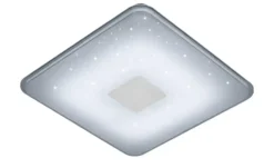 Trio LED-Deckenleuchte, Glas mit Effekt
