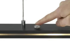 Trio LED-Pendelleuchte schwarz-matt