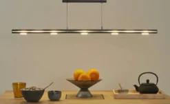 Trio LED-Pendelleuchte schwarz-matt