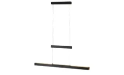 Trio LED-Pendelleuchte, schwarz mit Up & Down Light