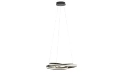 Trio LED-Pendelleuchte, schwarz ´gedreht´
