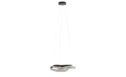 Trio LED-Pendelleuchte, schwarz ´gedreht´