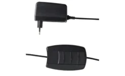 Trio LED-Stehleuchte, Schwarz, Kreise Rondo