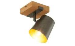 Trio Wand-/Deckenstrahler 1-flammig, Nickel-antik Bell