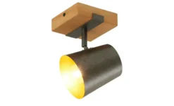 Trio Wand-/Deckenstrahler 1-flammig, Nickel-antik Bell