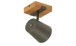 Trio Wand-/Deckenstrahler 1-flammig, Nickel-antik Bell