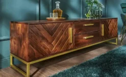 TV-Board aus Massivholz Calatria