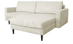 uno Ecksofa trendiger Cordstoff Livorno