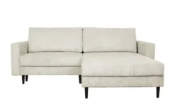 uno Ecksofa trendiger Cordstoff Livorno