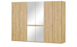 uno Drehtürenschrank, 6-türig mit Spiegeltüren Caballo