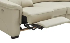 uno Ecksofa Leder und Kunstleder Barcelona