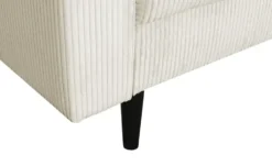 uno Ecksofa trendiger Cordstoff Livorno