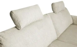 uno Ecksofa trendiger Cordstoff Livorno