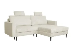 uno Ecksofa trendiger Cordstoff Livorno