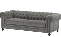 uno Einzelsofa Chesterfield Stoff