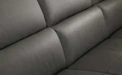 uno Leder-Ecksofa Danae klein