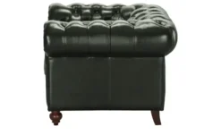 uno Ledersessel im Vintage-Look Chesterfield