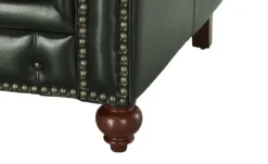 uno Ledersessel im Vintage-Look Chesterfield