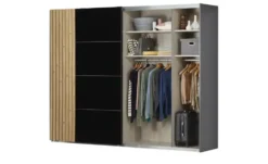 uno Schwebetürenschrank zweitürig Tina