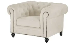 uno Sessel Chesterfield Stoff