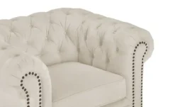 uno Sessel Chesterfield Stoff
