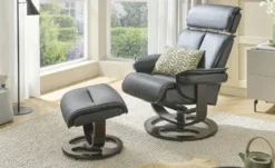 uno Sessel-Hocker-Set mit Relaxfunktion Robin