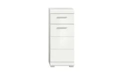 Unterschrank SCHLOONSEE, Breite 37cm, 1 Tür, 1 Schubkasten, 2 Fächer, MDF-Front in verschiedenen Farben erhältlich, Badmöbel, Badschrank, Kommode, Bad Schloonsee