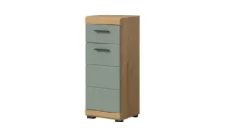 Unterschrank SCHLOONSEE, Breite 37cm, 1 Tür, 1 Schubkasten, 2 Fächer, MDF-Front in verschiedenen Farben erhältlich, Badmöbel, Badschrank, Kommode, Bad Schloonsee