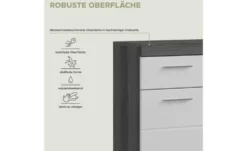 Unterschrank SCHLOONSEE, Breite 74cm, 2 Tür, 1 Schubkasten, 2 Fächer, MDF-Front in verschiedenen Farben erhältlich, Badmöbel, Badschrank, Kommode, Bad Schloonsee