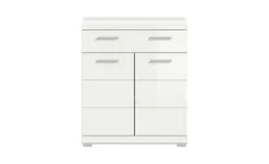 Unterschrank SCHLOONSEE, Breite 74cm, 2 Tür, 1 Schubkasten, 2 Fächer, MDF-Front in verschiedenen Farben erhältlich, Badmöbel, Badschrank, Kommode, Bad Schloonsee