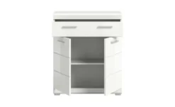 Unterschrank SCHLOONSEE, Breite 74cm, 2 Tür, 1 Schubkasten, 2 Fächer, MDF-Front in verschiedenen Farben erhältlich, Badmöbel, Badschrank, Kommode, Bad Schloonsee