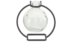Vase mit Metallständer