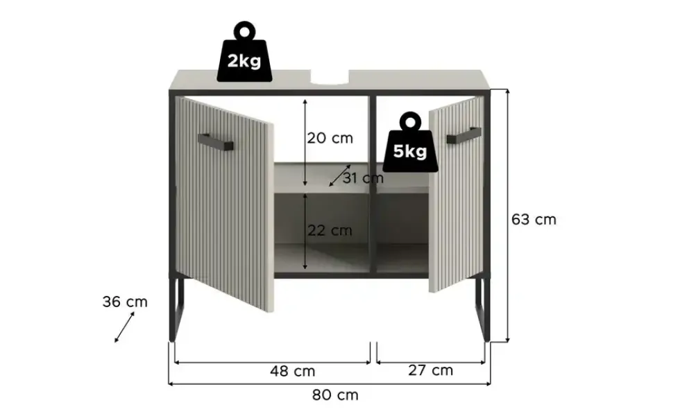 Waschbeckenunterschrank