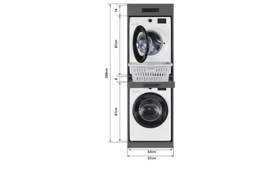 Waschmaschinenschrank WaschRaum