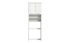 Waschmaschinenumbauschrank SCHLOONSEE, Breite 63cm, für Waschmaschine & Trockner, 2 Türen, MDF-Front, in verschiedenen Farben, Überbauschrank, Umbauschrank, Badschrank Schloonsee