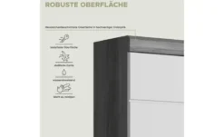 Waschmaschinenumbauschrank SCHLOONSEE, Breite 63cm, für Waschmaschine & Trockner, 2 Türen, MDF-Front, in verschiedenen Farben, Überbauschrank, Umbauschrank, Badschrank Schloonsee