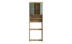 Waschmaschinenumbauschrank SCHLOONSEE, Breite 63cm, für Waschmaschine & Trockner, 2 Türen, MDF-Front, in verschiedenen Farben, Überbauschrank, Umbauschrank, Badschrank Schloonsee