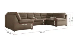Wohnlandschaft mit Schlaffunktion Comodo