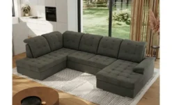 Wohnlandschaft mit Schlaffunktion Madrito