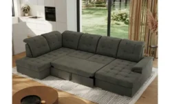 Wohnlandschaft mit Schlaffunktion Madrito