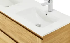 Wohnwert Keramik-Doppelwaschtisch Capri