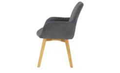Woodford Esszimmerstuhl mit Massivholzgestell Menda