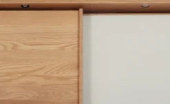Woodford Schwebetürenschrank, 3-türig teilmassiv Kyran